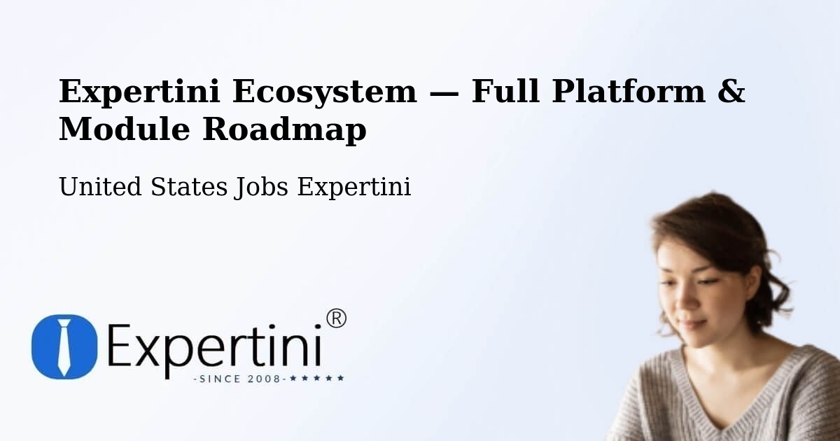 Expertini Ecosystem — Full Platform & Module Roadmap – Salina